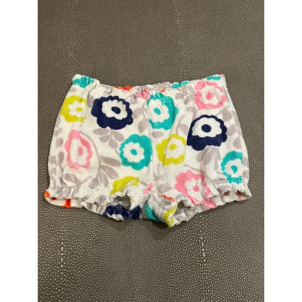 Baby Boden Floral Terry Cloth Shorts 12/18 EIC